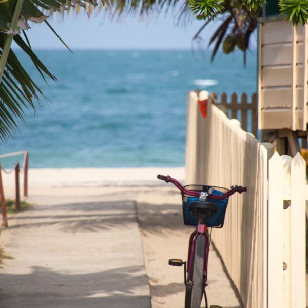 bike at the beach